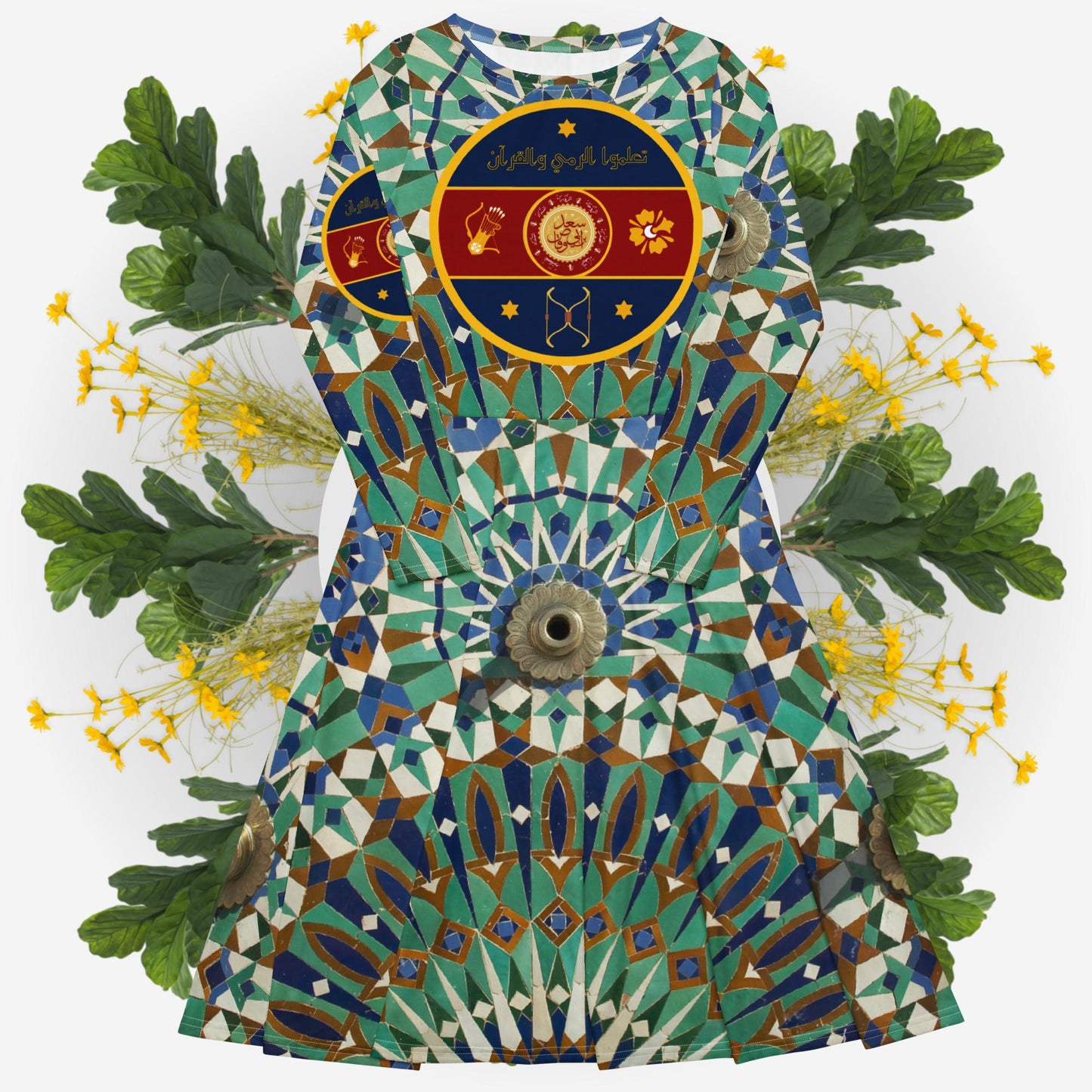 The FEAC Emblem - Islamic Architecture inspired dress