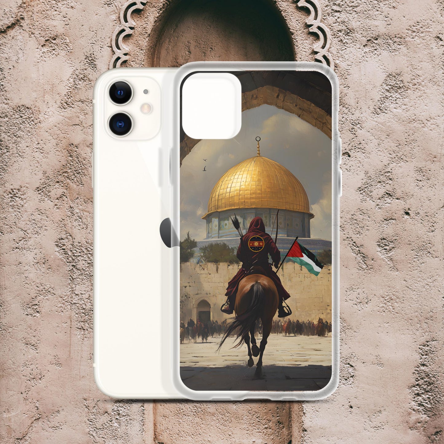 Horse Archer at the Dome - Clear Case for iPhone®