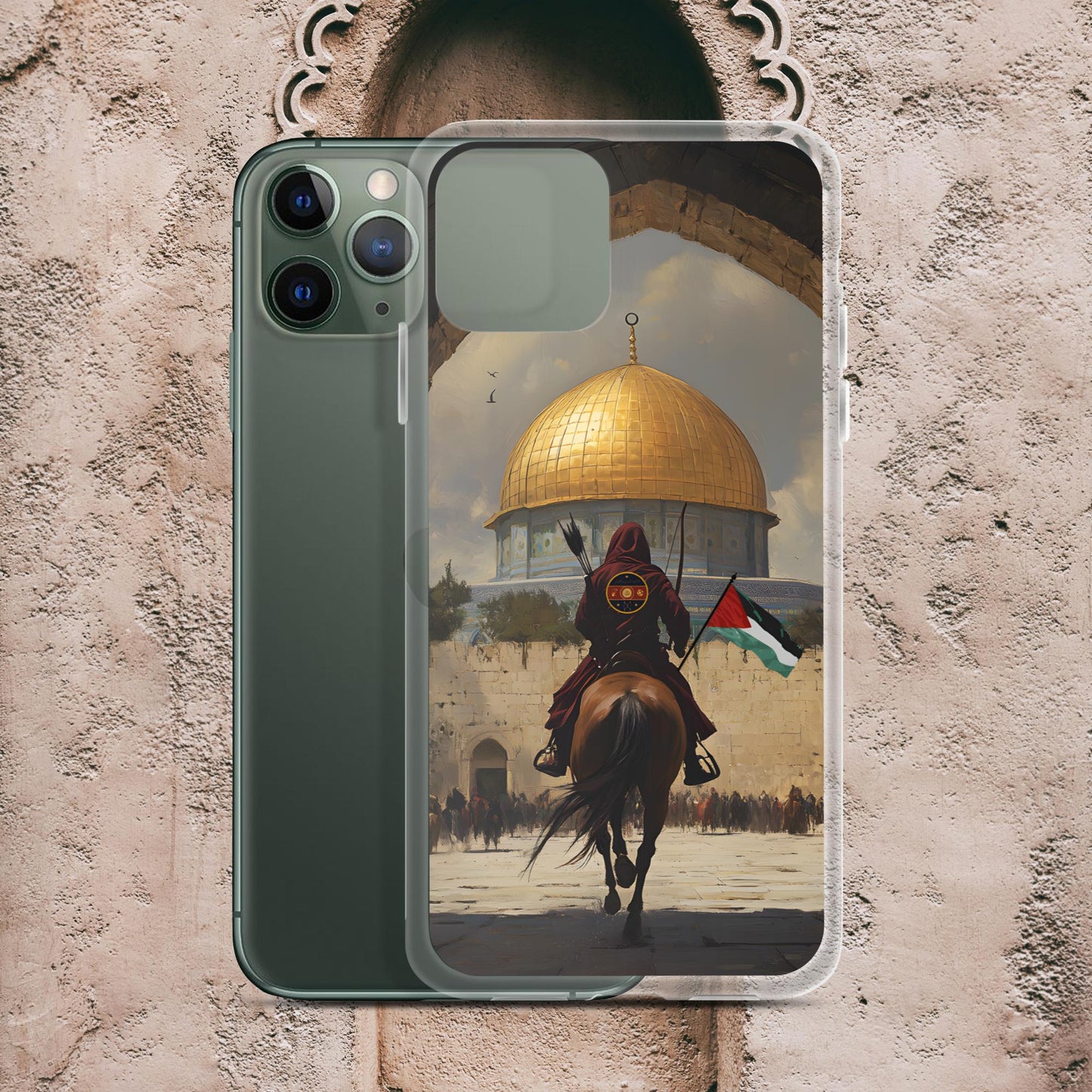 Horse Archer at the Dome - Clear Case for iPhone®