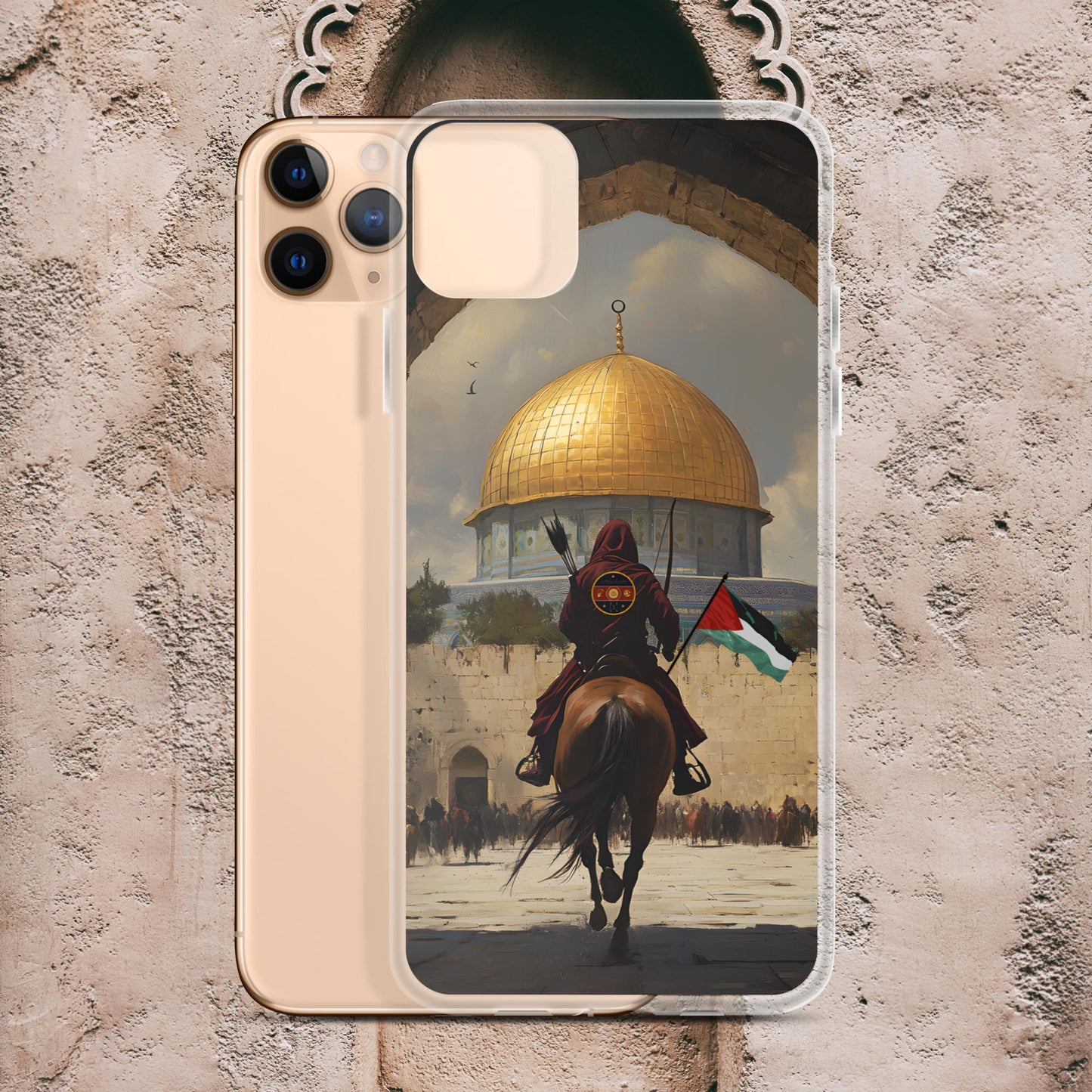 Horse Archer at the Dome - Clear Case for iPhone®