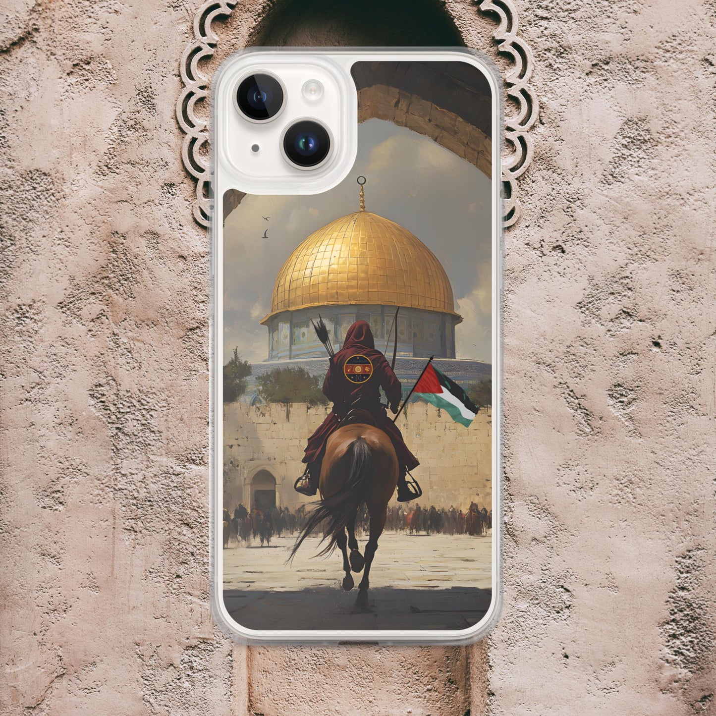Horse Archer at the Dome - Clear Case for iPhone®