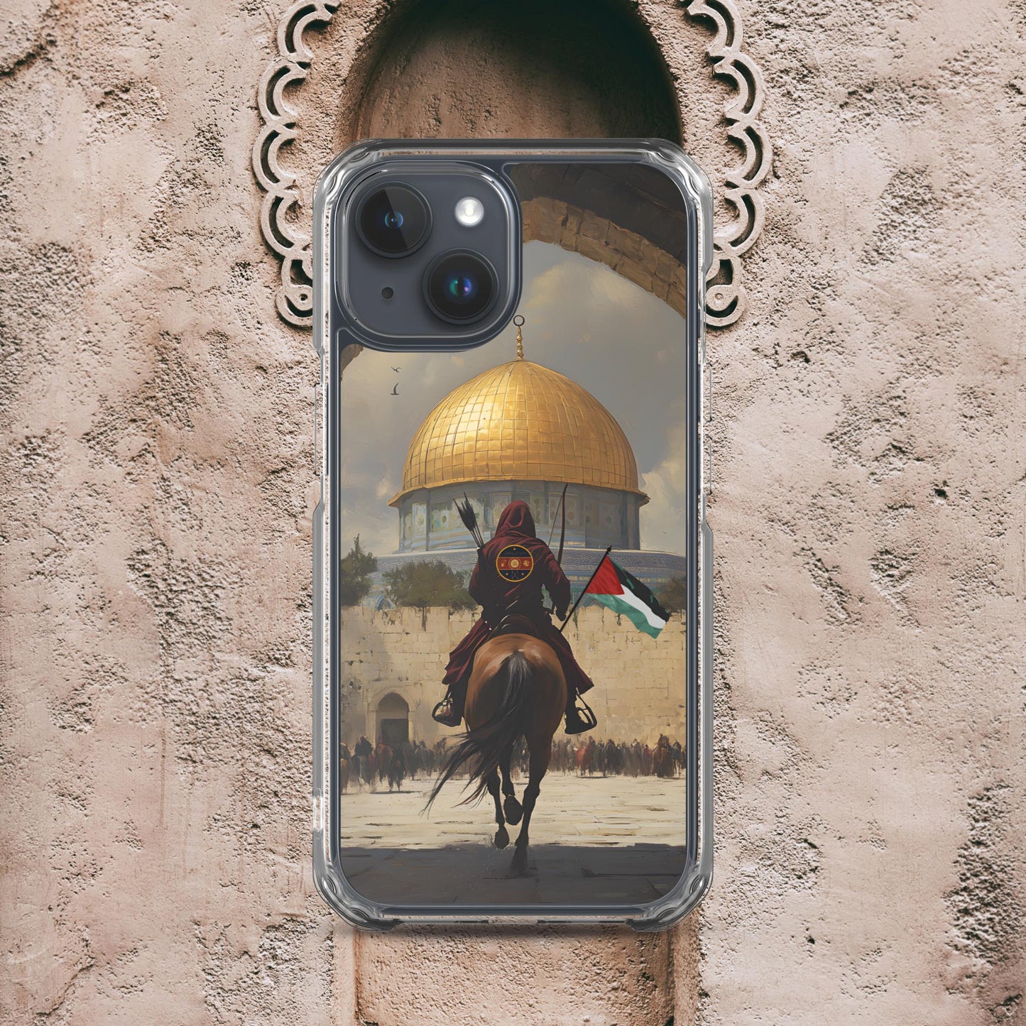 Horse Archer at the Dome - Clear Case for iPhone®