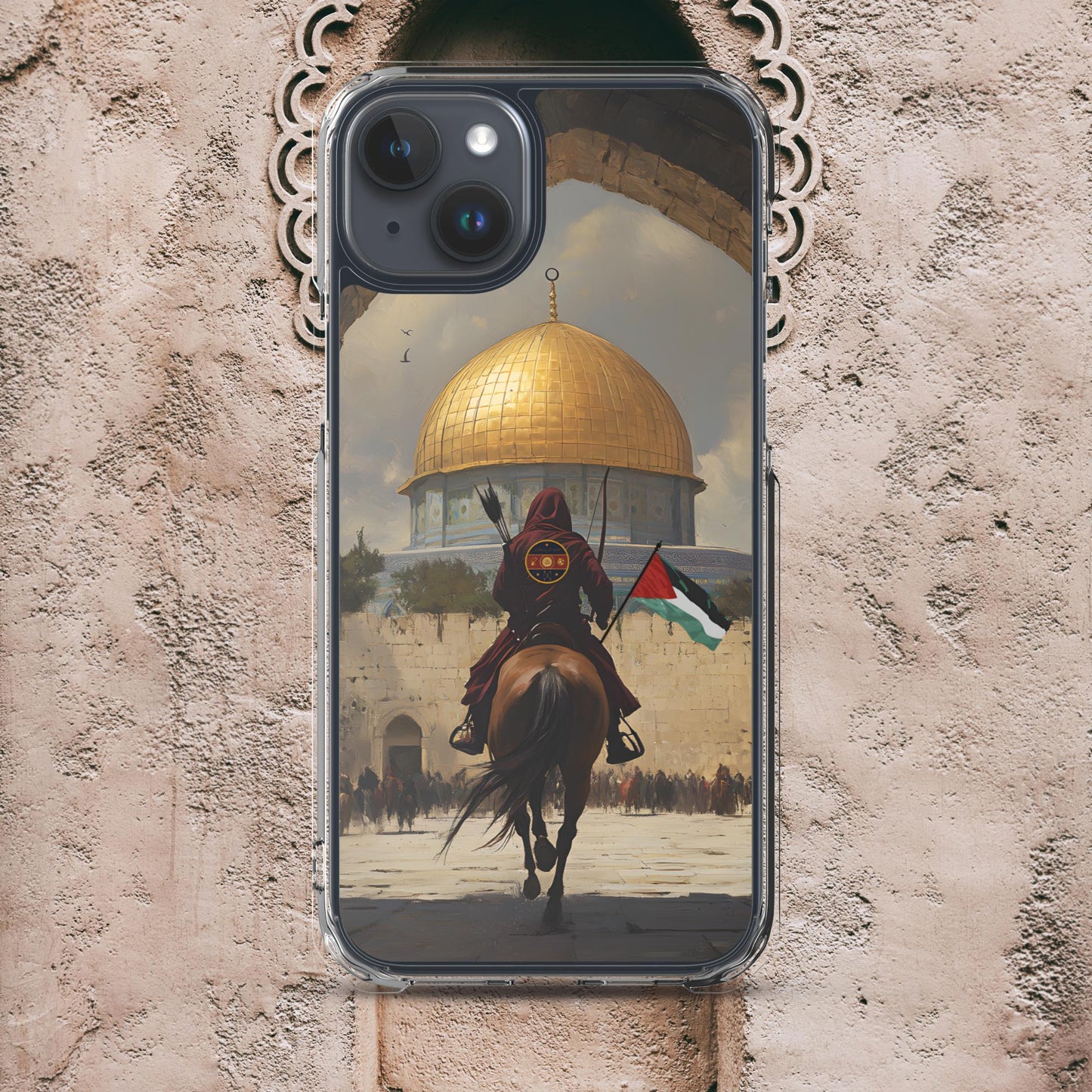 Horse Archer at the Dome - Clear Case for iPhone®