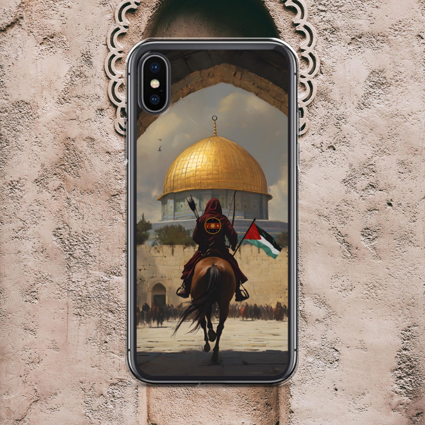 Horse Archer at the Dome - Clear Case for iPhone®