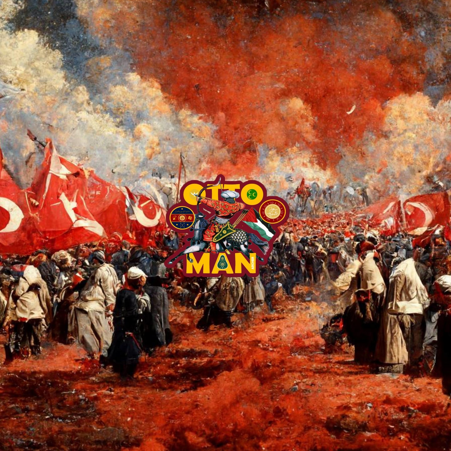 Ottoman Archer - Bubble-free stickers