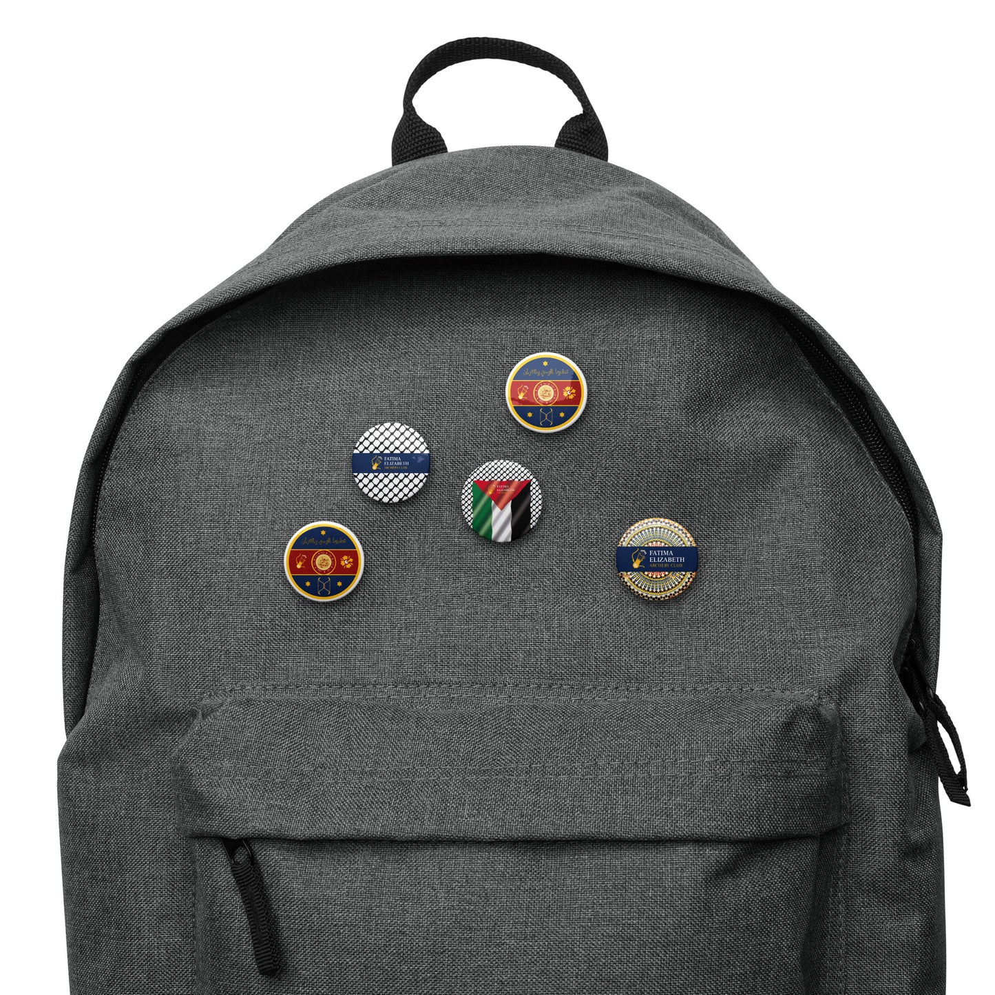 Set of pin buttons with the FEAC Emblem
