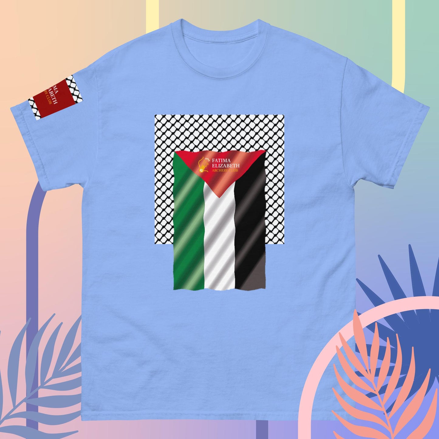 Palestine Flag T-Shirt by Fatima Elizabeth Archery Club - Unite in Style